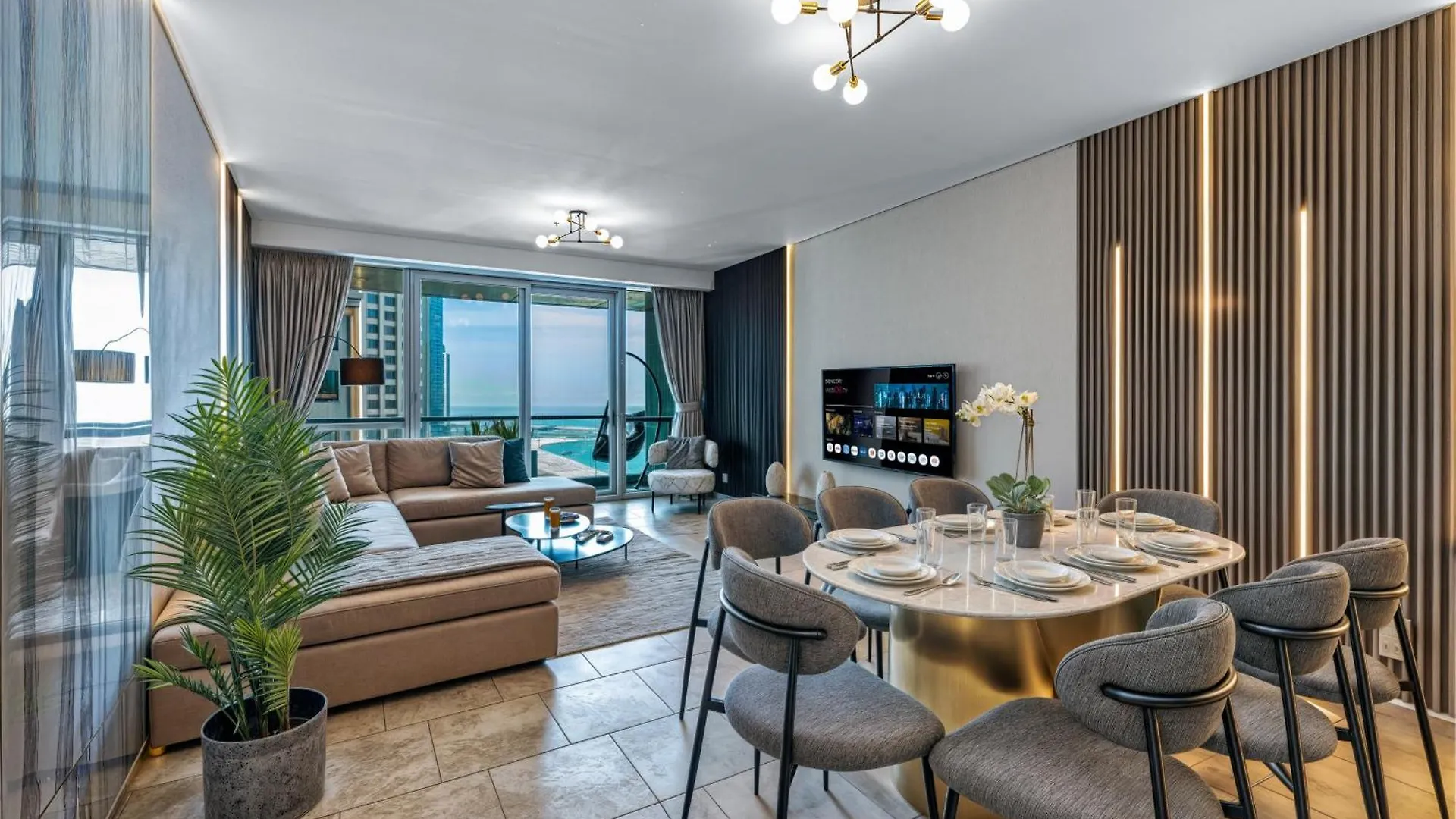 Jbr Grande Living - Stunning Sea View, Pool & Gym Apartment Dubai